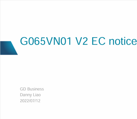 G065VN01 V2 EC notice 
