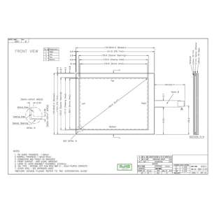 AMT9501 6.4" 4-Wire Resistive Tou...