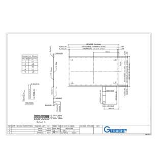 GP-133F-5N-NB02B 13.3" 5-Wire Resi...