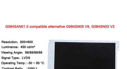 G084SAN01.0 compatible alternative G084SN05 V9, G084SN03 V3