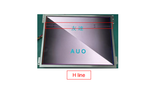 What causes bright lines on LCD screens?