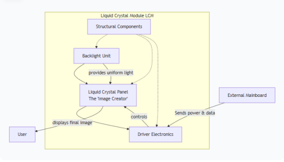What is a liquid crystal module?
