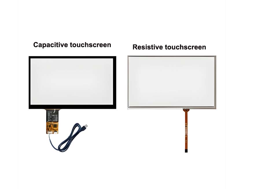 What is the difference betweenresistive touch screen and capacitive touch screen