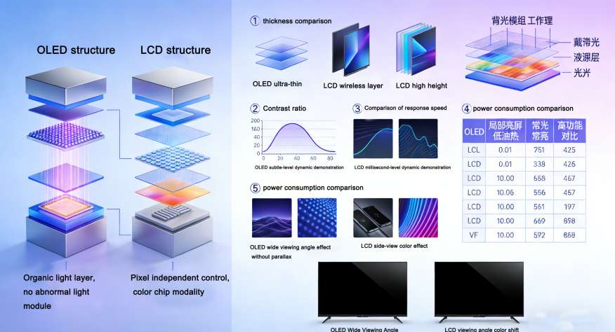 OLED vs LCD difference