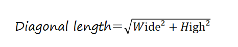 How to calculate the size of an LCD screen?