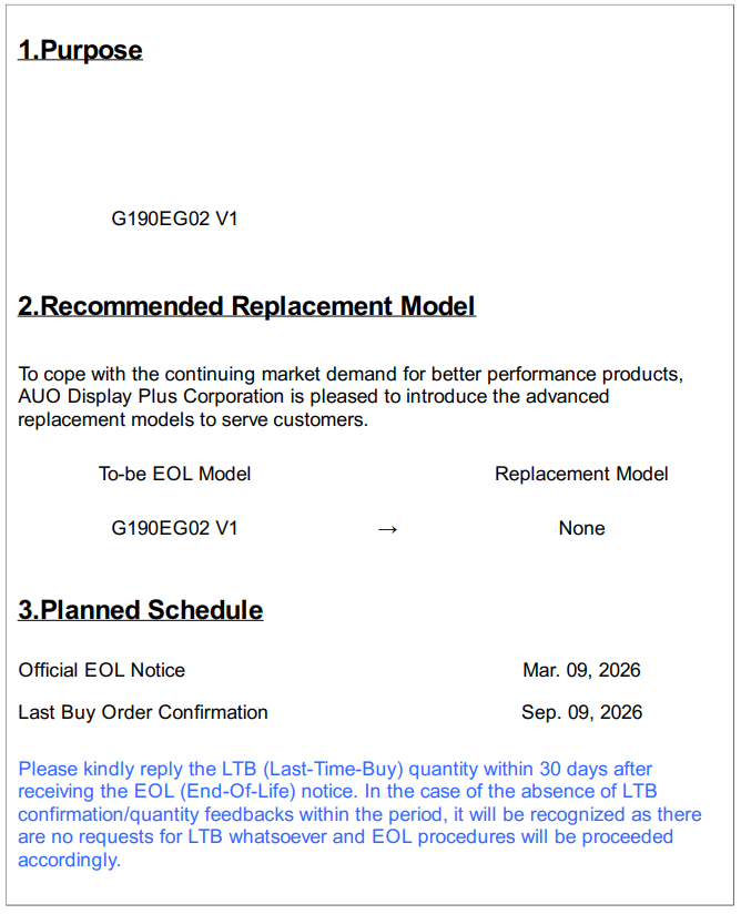 Analysis of the official suspension notice for AUO G190EG02 V1.png