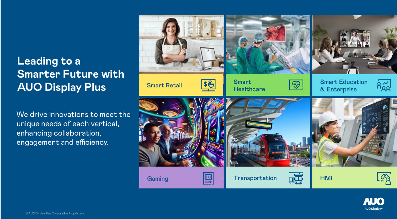 AUO Display Plus' Layout and Vision in the Field of Smart Display