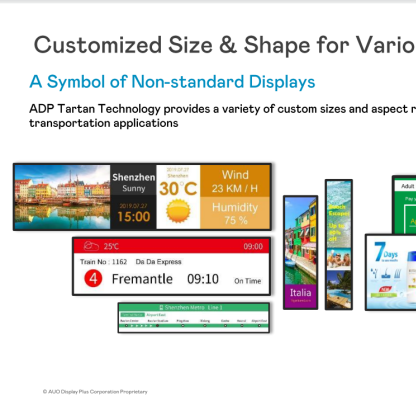 AU Optronics breaks size boundaries: how customized displays reshape the visual 