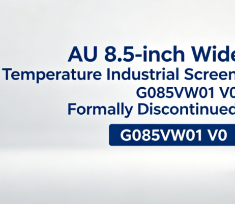 AU 8.5-inch Wide Temperature Industrial Screen G085VW01 V0 Formally Discontinued