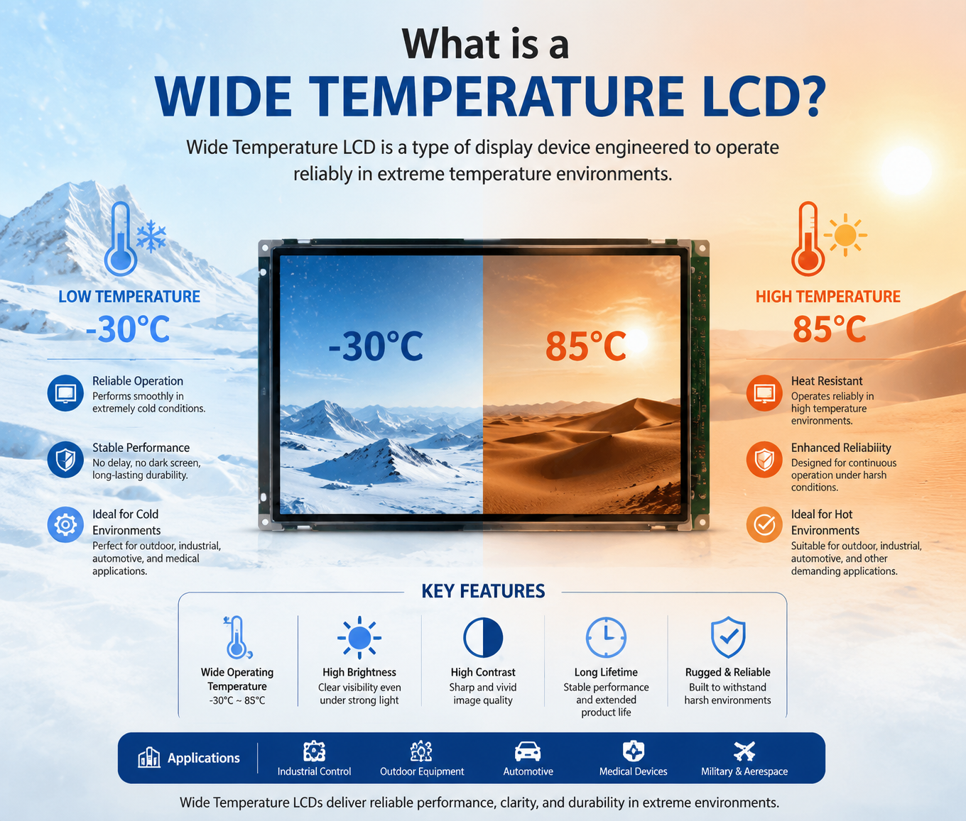 What is a Wide Temperature LCD? 